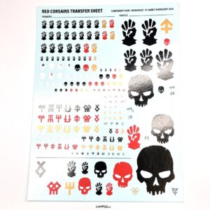 Red Corsairs Transfer Sheet Kalkomanie 2026