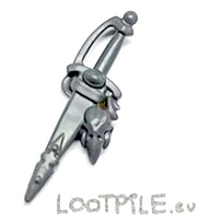 Akcesoria do paska ganguski Escher: czacha ptaka i sztylet