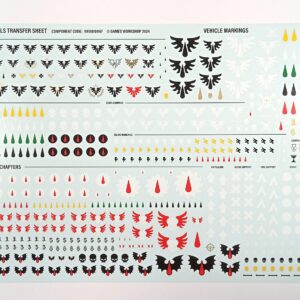 Blood Angels and Successors Transfer Kalkomanie 2024 - obrazek 1