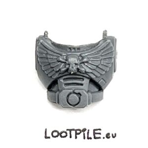 Front Pancerza Space Marine Mk7 z Aquilą, Czaszką i Kośćmi