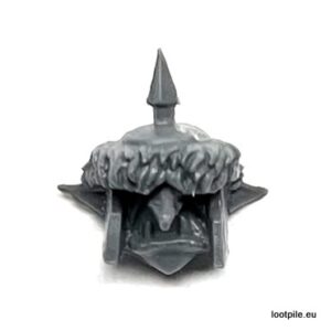 Głowa grota w hełmie