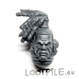 Głowa Wolf Scouta z Dredami