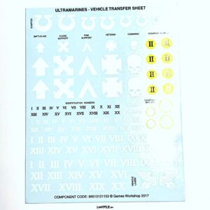 Ultramarines - Vehicle Transfer Sheet Kalkomanie 2017 - obrazek 1