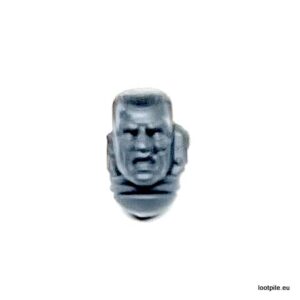 Głowa Space Marine - Piękniś z blizną