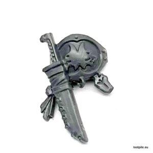 Klamra paska Kosmicznych Wilków z nożem