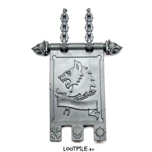 Banner wiszący pod kroczem Imperialnego Knighta - Sztandar Canis Rex