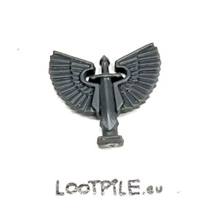 Emblemat na Plecak DA - podniesione skrzydła - obrazek 1
