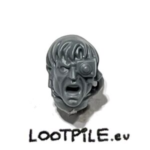Głowa Space Marine - Piękniś z Cyberokiem