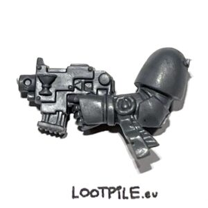 Bolt Pistol Space Marine z Purity Seal i Kielichem Blood Angels