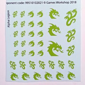 Alpha Legion Transfer Kalkomanie 2018