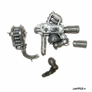 Missle Launcher Havocka Chaos Space Marines + cały plecak B - obrazek 1