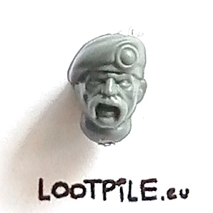 Głowa Sciona w Berecie z Wąsami