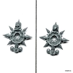 Ikona Chaos Space Marine na plecak - Gwiazda Chaosu - obrazek 1