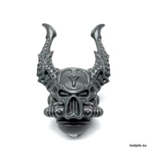 Hełm Chaos Space Marine - długie rogi B - obrazek 1