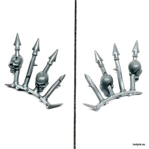 Trofeum kolce: dwie czachy