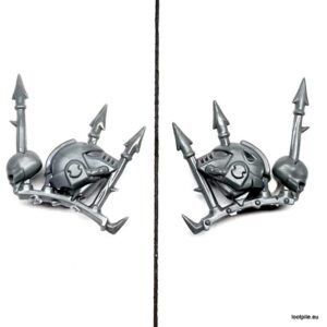 Trofeum kolce: czacha i hełm Primaris