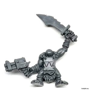 Ciałko grota z pistoletem i kozikiem