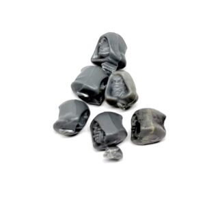 Wood Elves głowy w kapturach 6 sztuk - obrazek 1