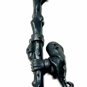 Ręka z kijem od sztandaru z ogonkiem