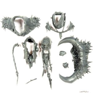 Głowa Zarośniętego Mega-Garganta z ogromnymi rogami na ramionach - obrazek 1