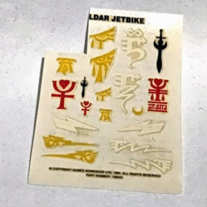 Jetbike Transfer Sheet OLD Kalkomanie BRAKI
