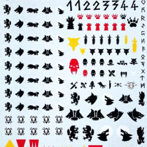 Space Wolves Transfer Sheet - obrazek 1