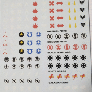 Space Marine Transfer Sheet - obrazek 1