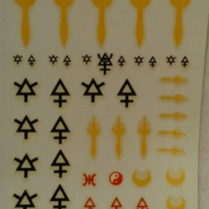 Aeldari Alaitoc Transfer Sheet Żółty - obrazek 1