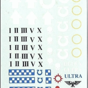 Ultramarines Tactical Squad Transfer Sheet 1996 - obrazek 1