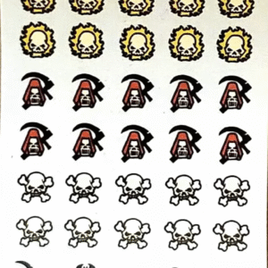 Undead 1 Transfer Sheet 1996 - obrazek 1