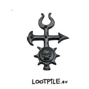 Płaski Symbol Slaanesh na Rhino