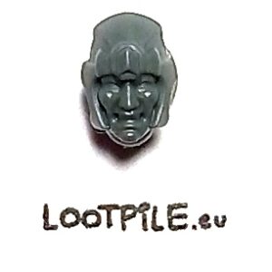 Męska Głowa w Hełmie Jade Warriora A