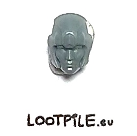 Męska Głowa w Hełmie Jade Warriora B