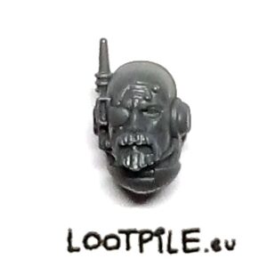 Głowa Sierżanta Space Marine z Brodą i Anteną