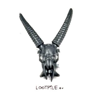 Czaszka z Dużymi Rogami i Kłami