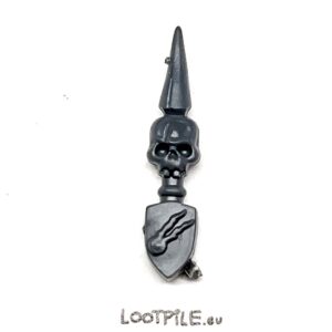 Element Budynku z Mordheim - Lewy Herb z kolcem i czachą - obrazek 1