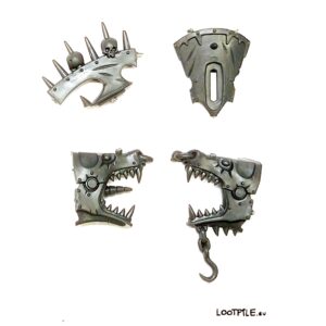 Głowa Skullcrushera z Grzebieniem i Czaszkami