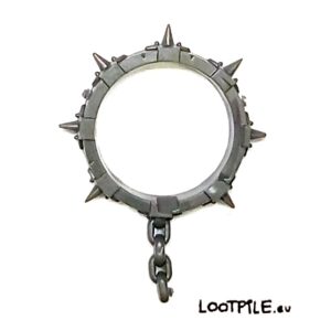 Obroża Skullcrushera z Łańcuchem - obrazek 1