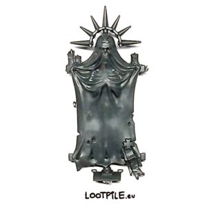 Gniazdo Plecaka Intercessora Black Templars Szkielet w Banerze - obrazek 1
